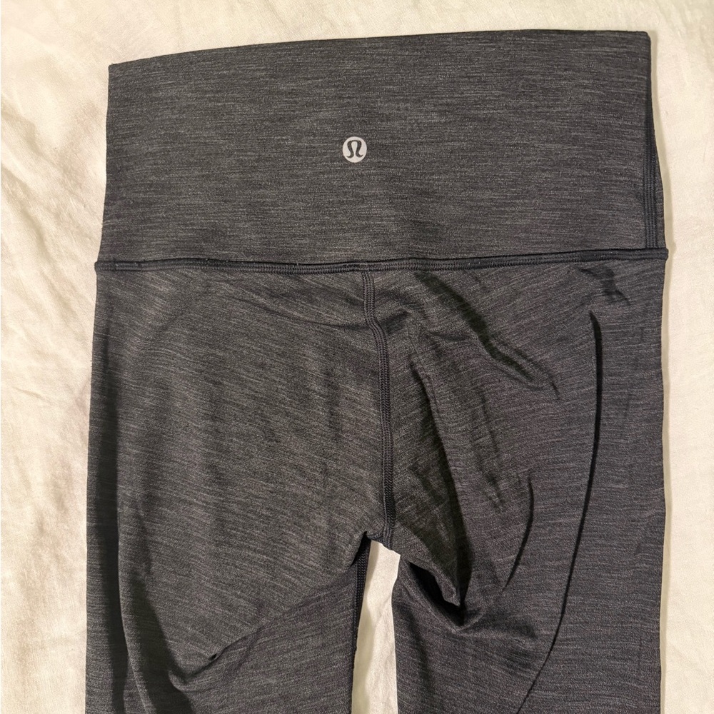 Lululemon Wunder Under High-Rise Tight Full-On Luxtreme Heathered Black Size 4